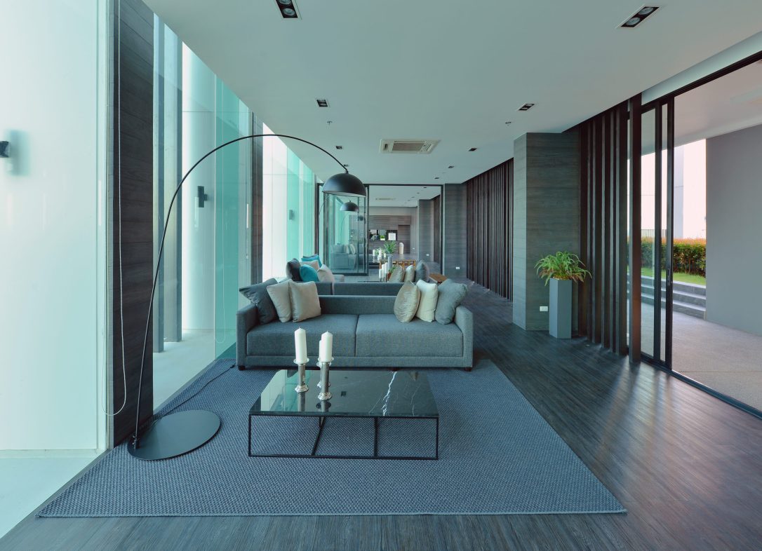 luxury modern living room interior and decoration, interior design
